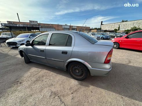 Opel Astra 2003 серый - фото 4