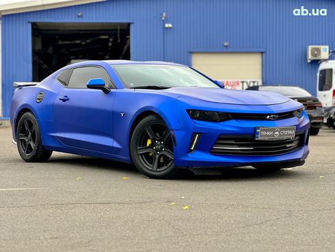 Chevrolet Camaro 2016 синий - фото 3