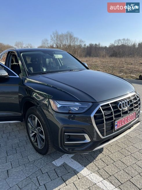Audi Q5 2021 серый - фото 12