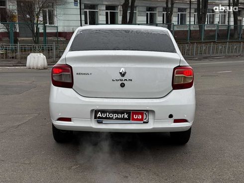 Renault Logan 2015 белый - фото 8