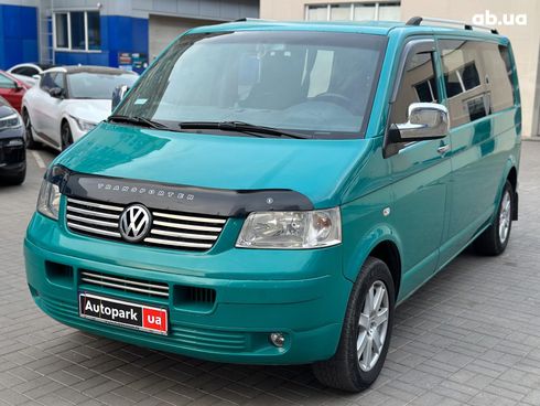 Volkswagen Transporter 2008 зеленый - фото 7