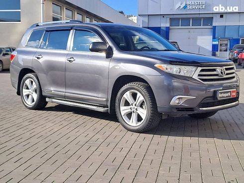 Toyota Highlander 2013 серый - фото 3