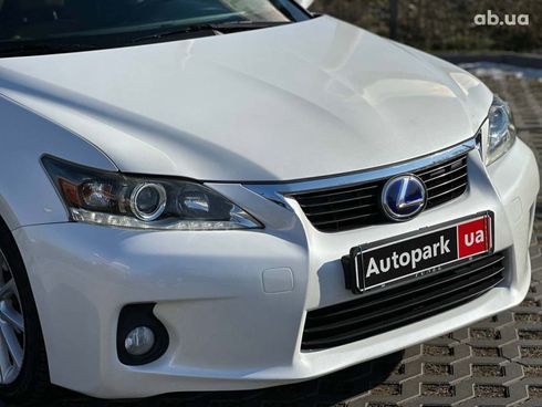 Lexus ct 200h 2012 белый - фото 5