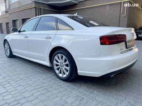 Audi A6 2015 белый - фото 5