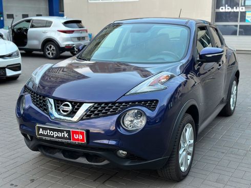 Nissan Juke 2015 синий - фото 9