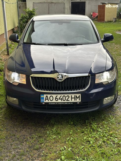 Skoda Superb 2012 синий - фото 5