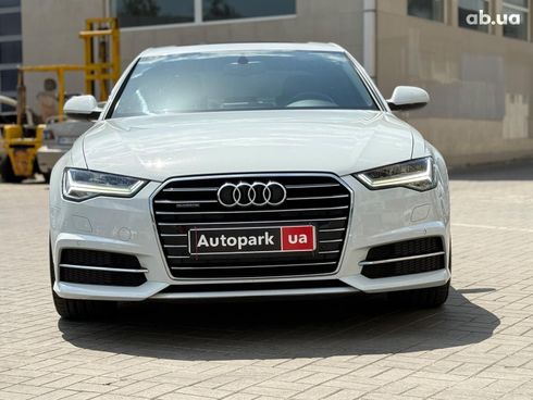 Audi A6 2015 белый - фото 2