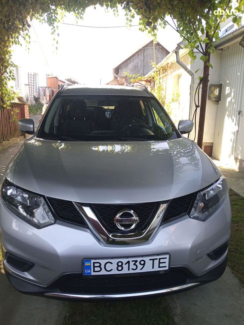 Nissan Rogue 2015 серебристый - фото 3