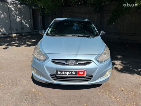 Hyundai Accent 2012 синий - фото 2