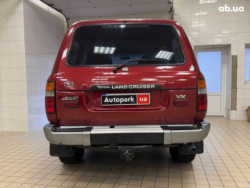 Toyota Land Cruiser 1997 красный - фото 11