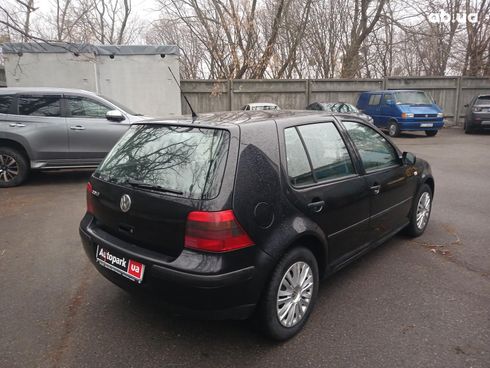 Volkswagen Golf 2001 черный - фото 5