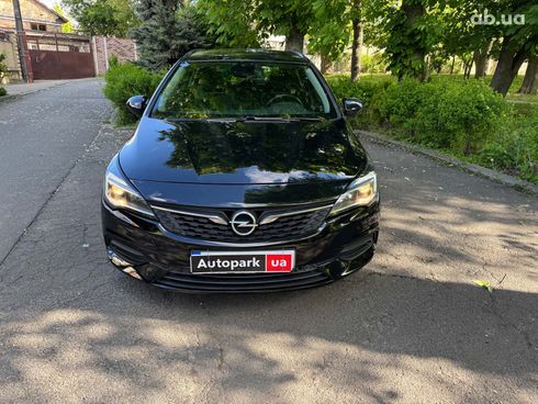 Opel Astra 2022 черный - фото 2