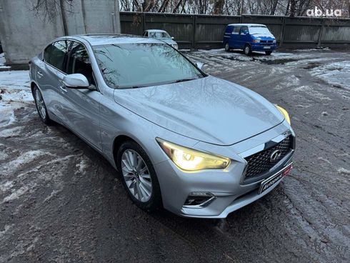 Infiniti Q50 2017 серый - фото 5