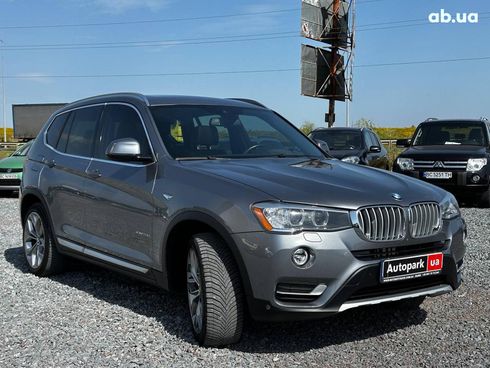 BMW X3 2016 серый - фото 38