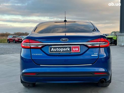 Ford Fusion 2018 синий - фото 6