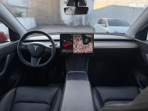 Tesla Model Y 2021 красный - фото 6