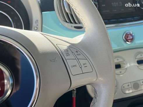 Fiat 500 2017 синий - фото 35