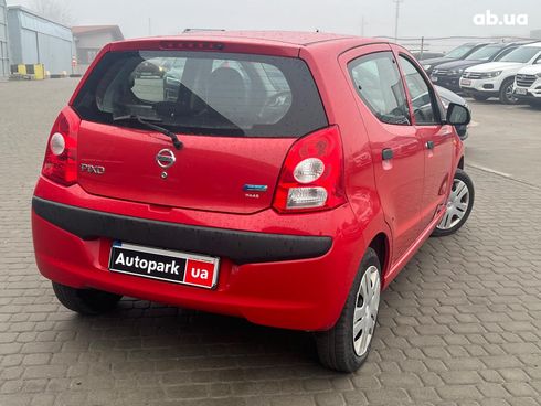 Nissan Pixo 2009 красный - фото 10