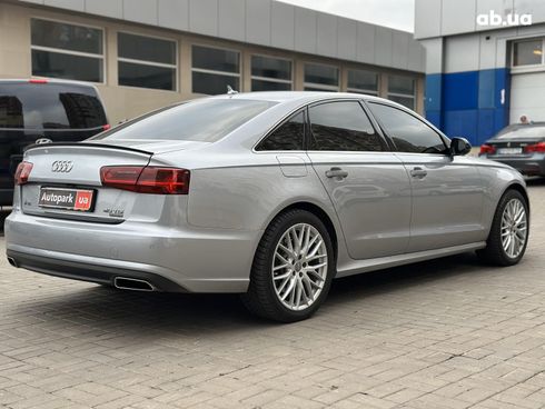 Audi A6 2015 серый - фото 4