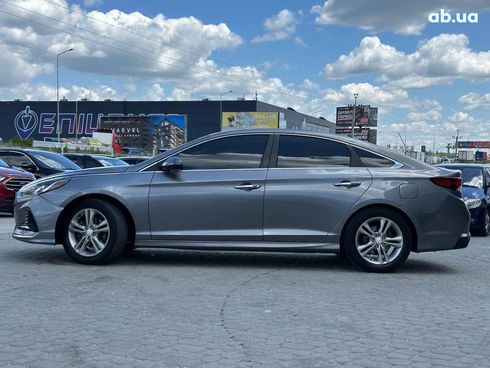 Hyundai Sonata 2018 серый - фото 5
