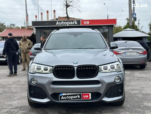 BMW X3 2015 серый - фото 3