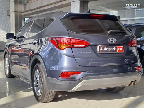 Hyundai Santa Fe 2017 синий - фото 10