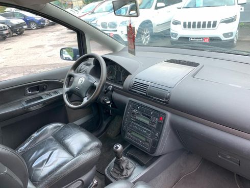 Volkswagen Sharan 2001 синий - фото 23