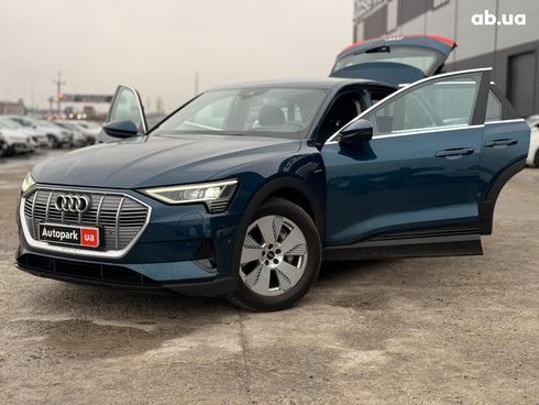 Audi E-Tron 2021 синий - фото 27