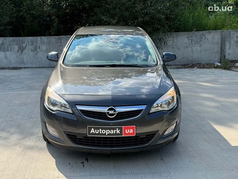 Opel astra j 2010 серый - фото 2