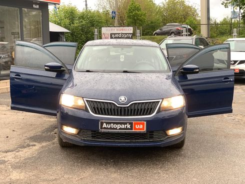 Skoda Rapid 2018 синий - фото 15