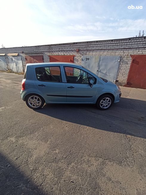 Renault Modus 2010 голубой - фото 4