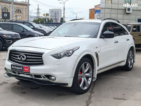 Infiniti FX-Series 2013 белый - фото 3