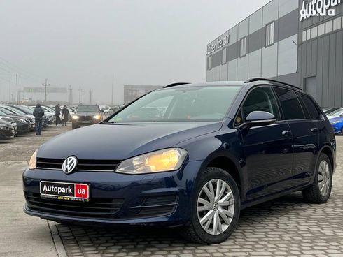 Volkswagen Golf 2014 синий - фото 2