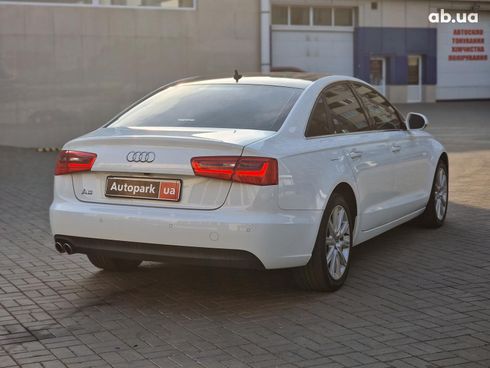 Audi A6 2014 белый - фото 8