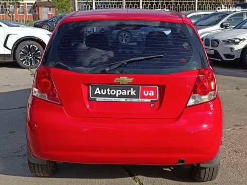 Chevrolet Aveo 2006 красный - фото 9