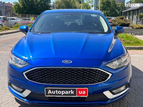 Ford Fusion 2016 синий - фото 24