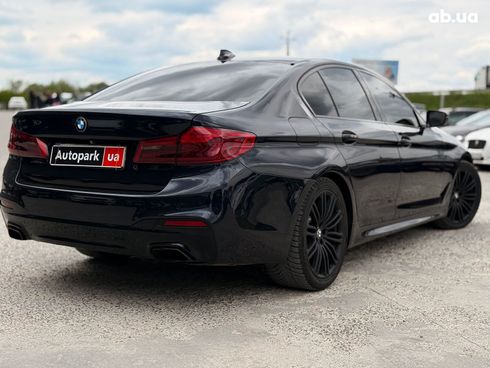 BMW 5 серия 2017 синий - фото 10