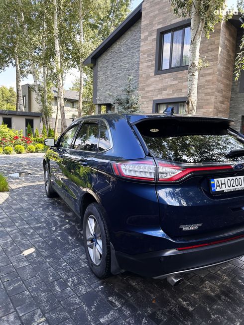 Ford Edge 2017 синий - фото 9