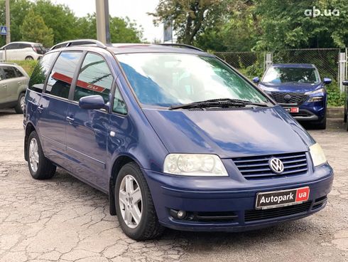 Volkswagen Sharan 2001 синий - фото 5