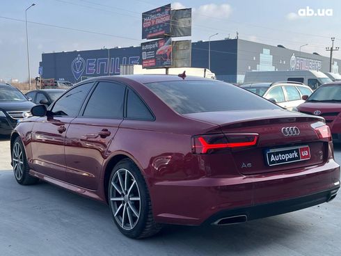 Audi A6 2016 красный - фото 7