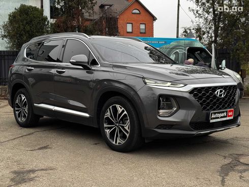 Hyundai Santa Fe 2019 серый - фото 10