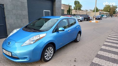 Nissan Leaf 2013 голубой - фото 3