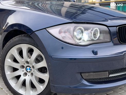 BMW 1 серия 2009 синий - фото 10