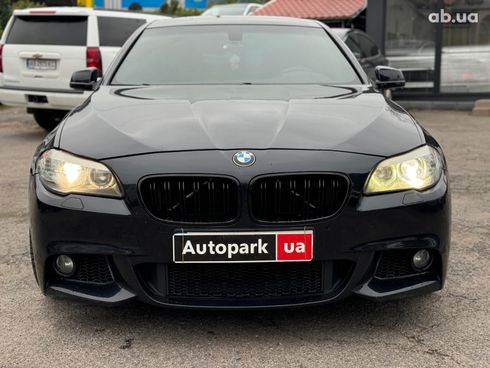 BMW 5 серия 2012 синий - фото 2