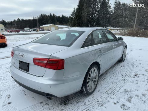 Audi A6 2014 серебристый - фото 4