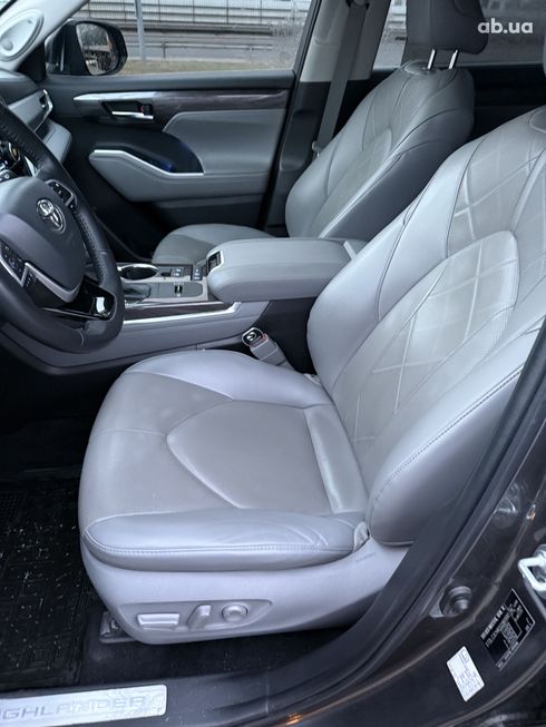 Toyota Highlander 2022 серый - фото 7