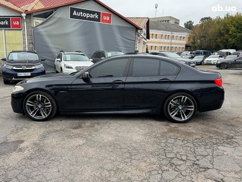 BMW 5 серия 2012 синий - фото 10