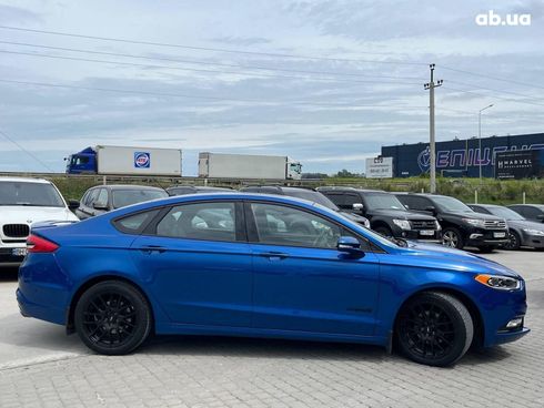 Ford Fusion 2017 синий - фото 9