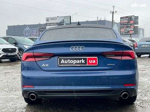 Audi A5 2018 синий - фото 6