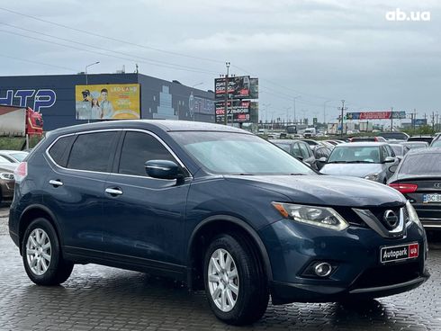 Nissan Rogue 2014 синий - фото 3